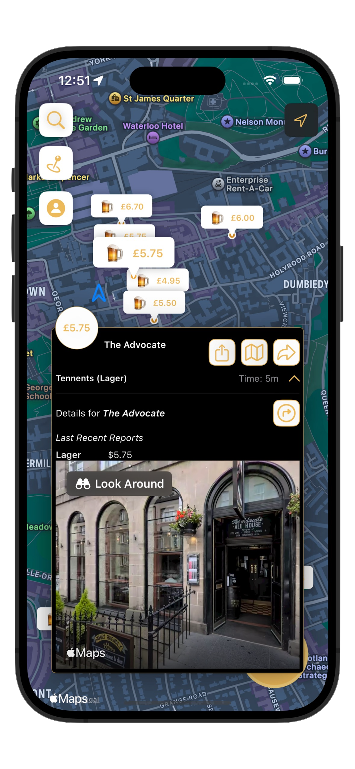 Tap Map App