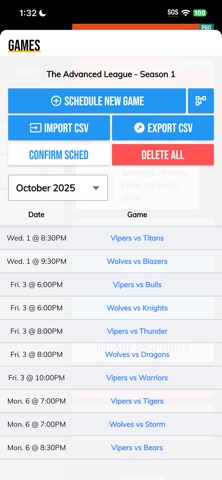 BT Volleyball Stats screenshot