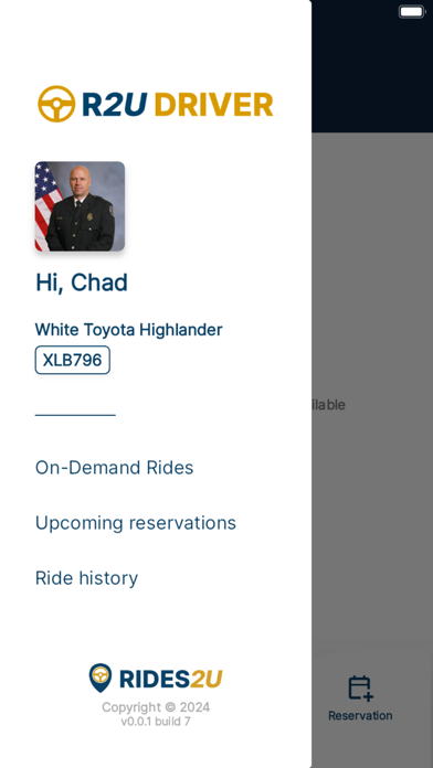 Rides2U Driver Screenshot