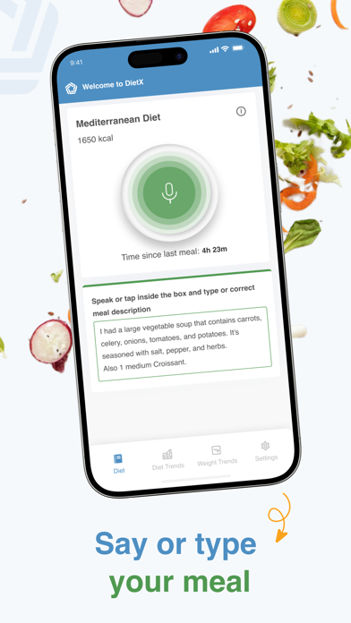Screenshot #2 pour MyDietX: Nutrition & Weight
