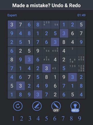 Sudoku Classic - Number Math iPad screenshot