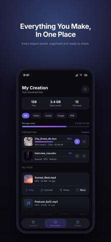 Evir – Media Converter Screenshot 2 of 5