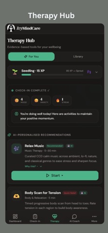 IvyMindCare - Beat burnout Screenshot 4 of 6