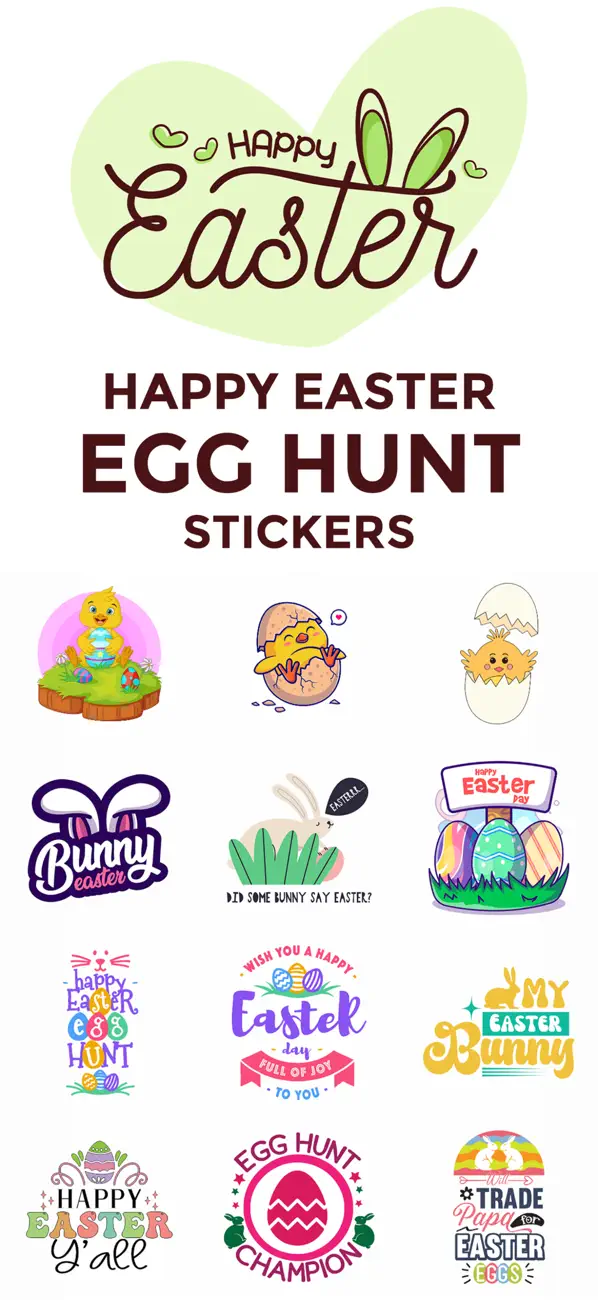 Screenshot #1 pour Easter Egg Hunt Stickers