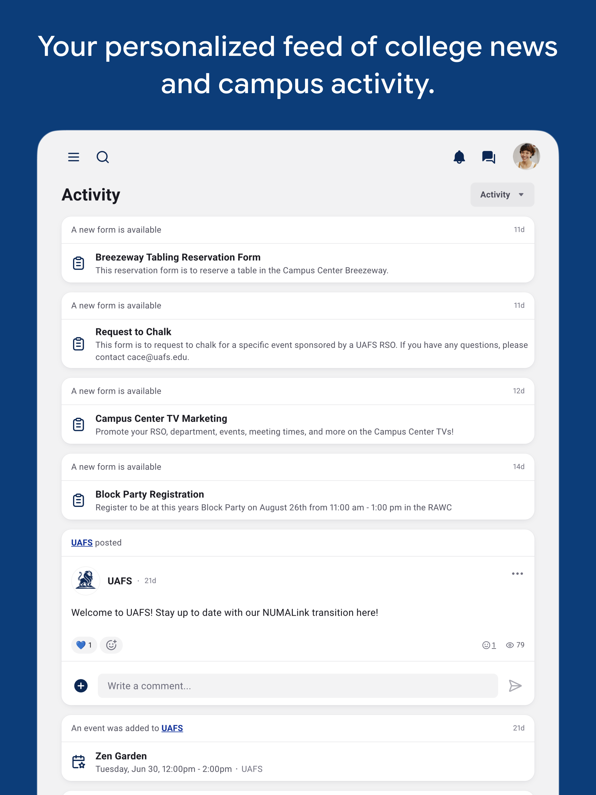 UAFS Numalink screenshot 9