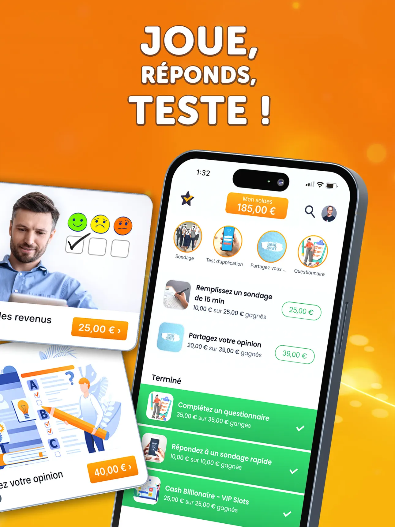 teststar: Gagnez de l’Argent 스크린샷 6