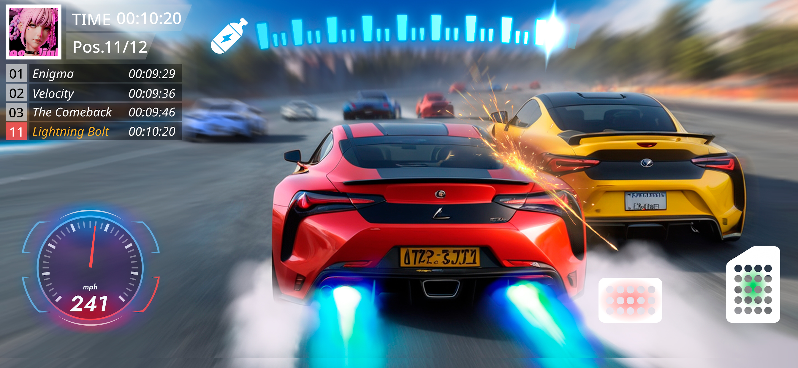 Nitro Rush: Car Racing Game