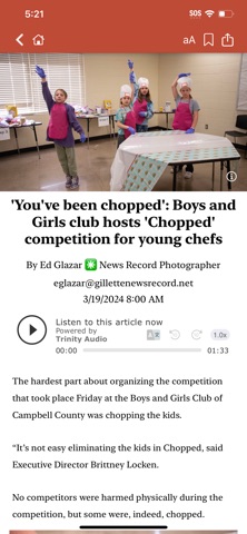 Gillette News Record Screenshot 4 of 7