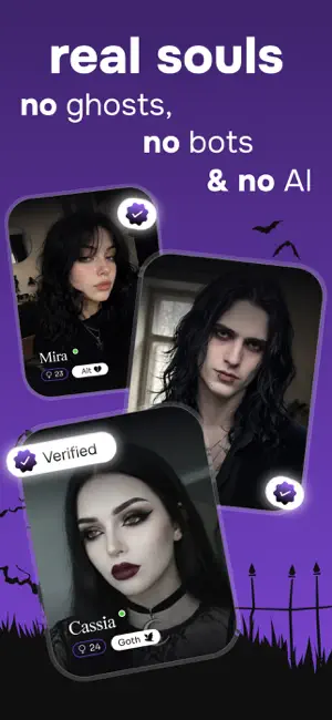 DarkHeart: Goth Dating App screenshot 4