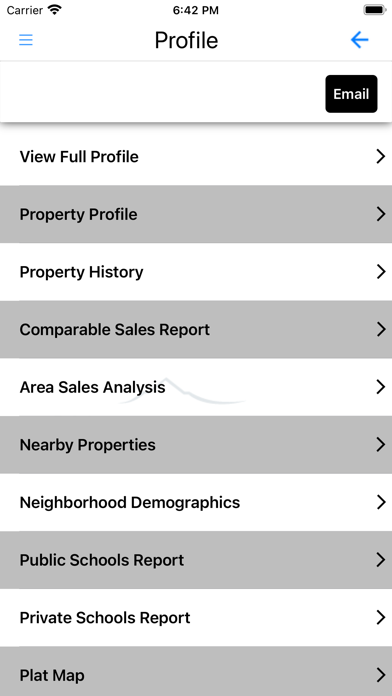 WesternProfile Screenshot