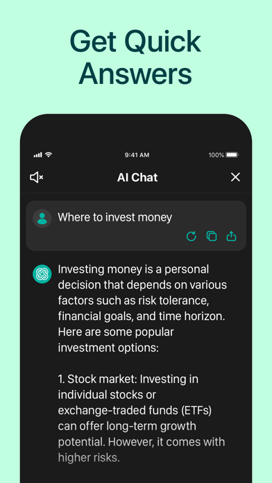 AI Chatbot App with Сhat Screenshot