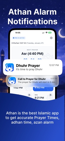 Athan: Prayer Times & Qibla iPhone screenshot