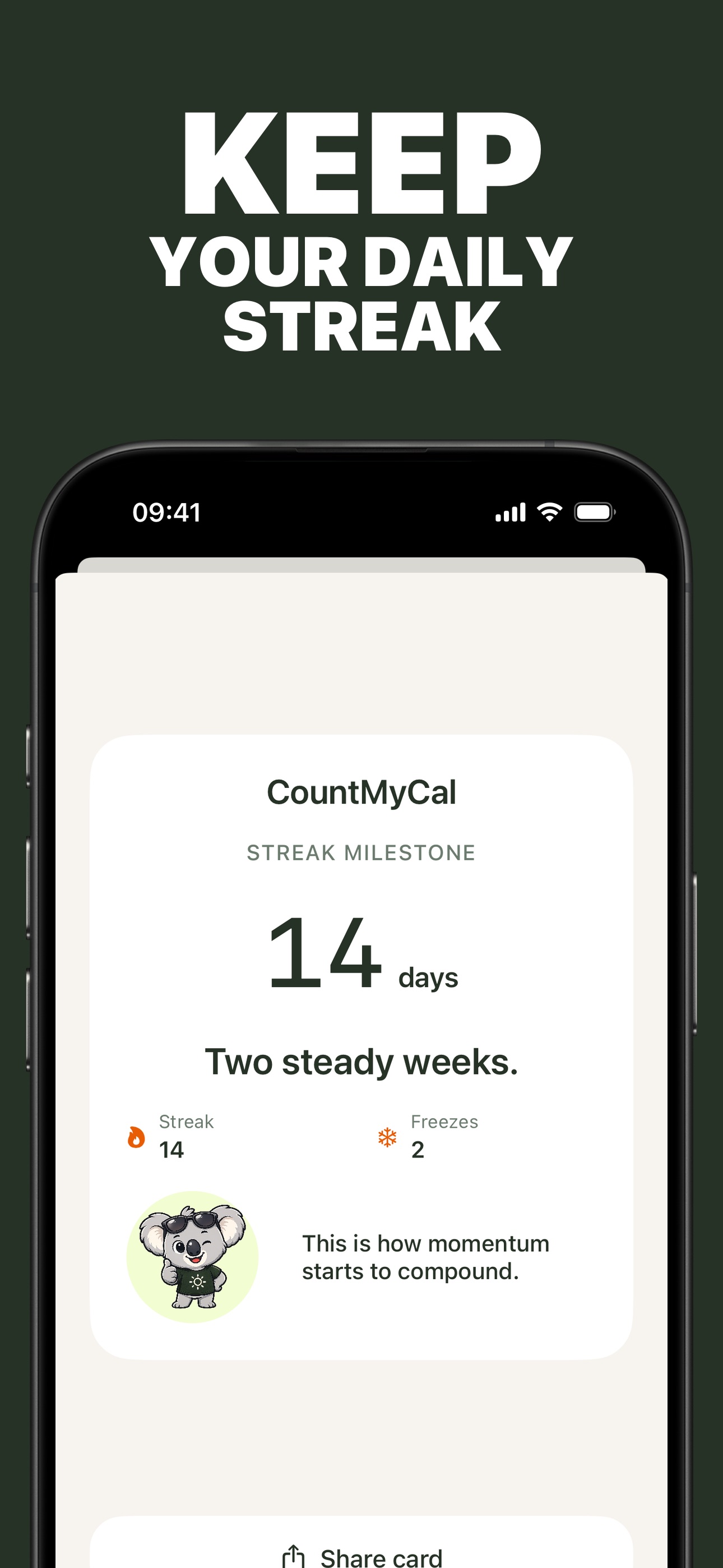 Screenshot 5 of Calorie Counter — CountMyCal