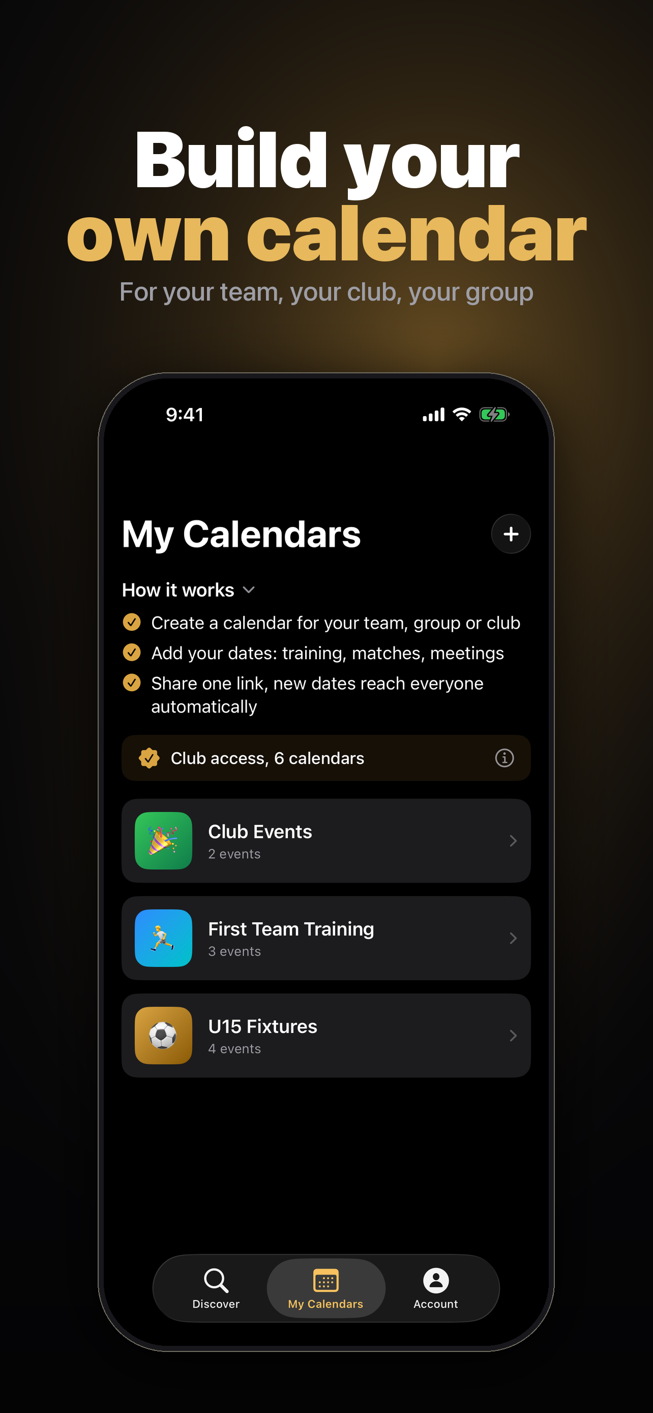 Calendar72: Sport & Event Sync screenshot 5