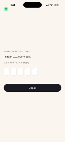 English Words by Level iPhone screenshot