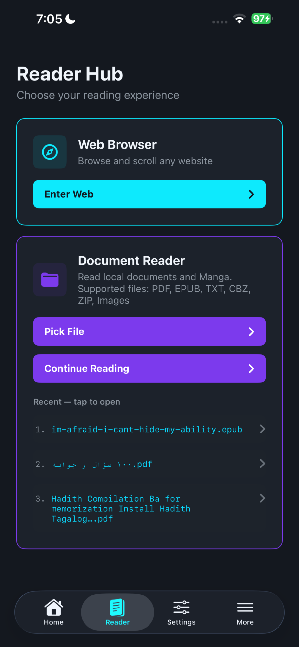 Auto Scroll Reader
