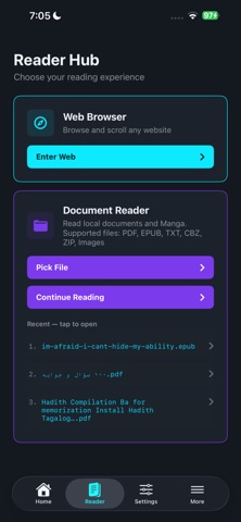 Auto Scroll Reader iPhone screenshot