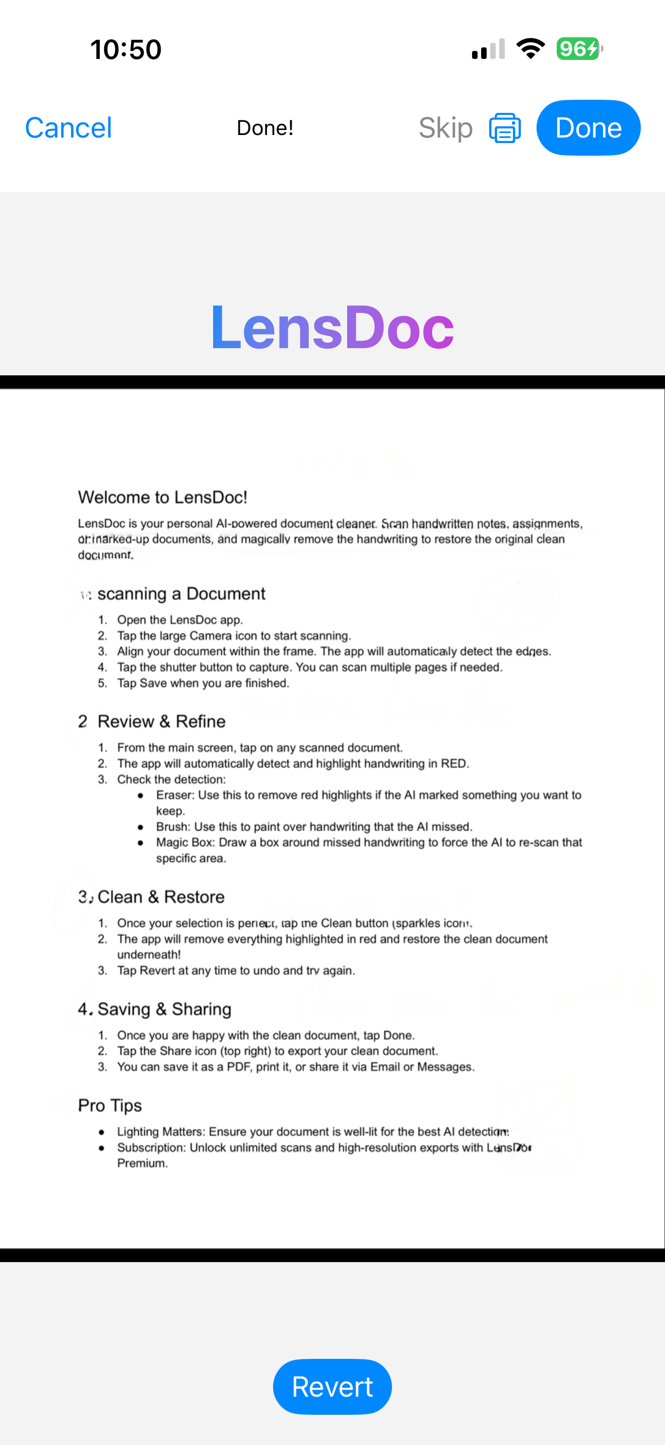 LensDoc: AI Document Cleaner screenshot 7