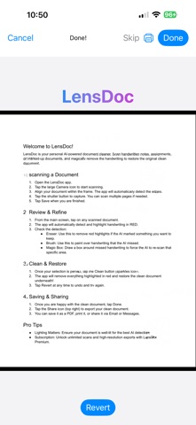 LensDoc: AI Document Cleaner Screenshot 6 of 7