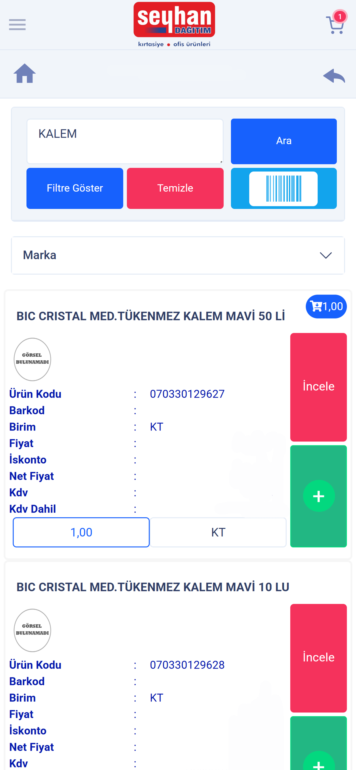 Seyhan Dağıtım B2B