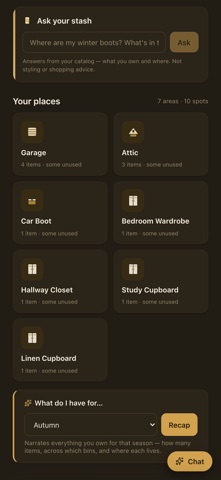 Oriora Stash iPhone screenshot
