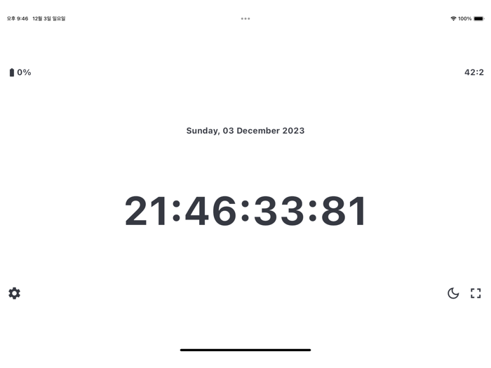 ms clock - millisecond clock