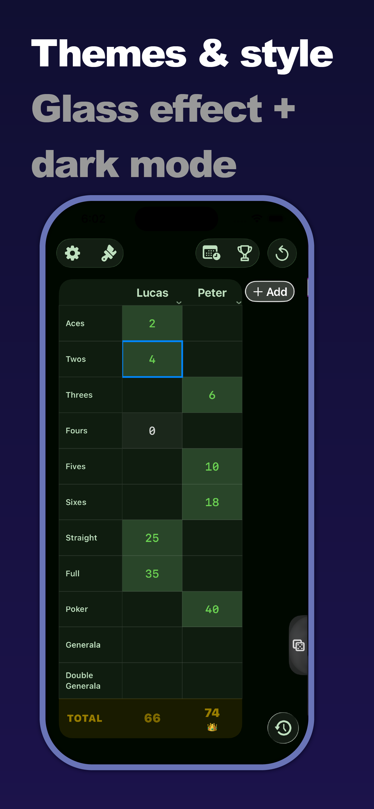 Generala Scores - Scorecard screenshot 5