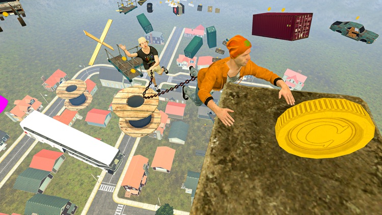 Chained Climbing Going Up Game screenshot-3