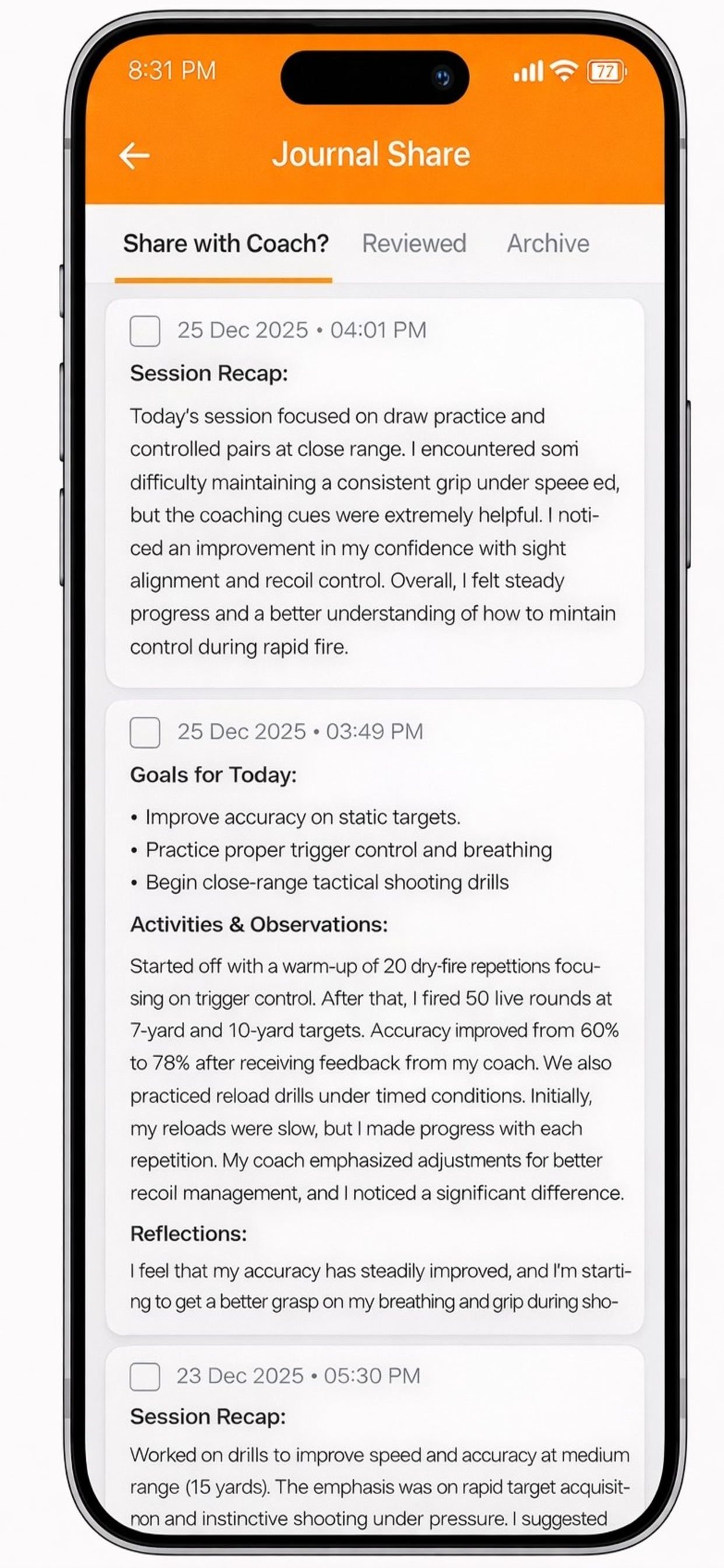 ShoQ® ZR: Firearm Training Hub screenshot 4