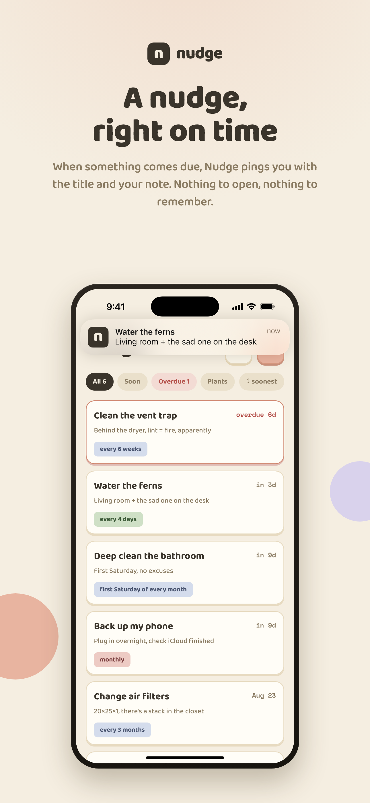 Nudge: Cadence Reminders screenshot 2