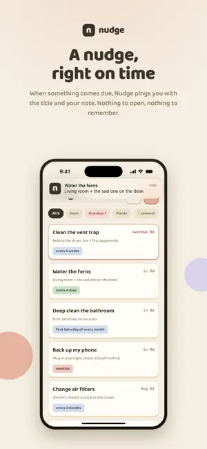 Nudge: Cadence Reminders screenshot 2