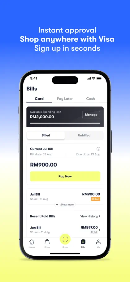 Screenshot 3 di 6 di Atome MY - Buy Now Pay Later