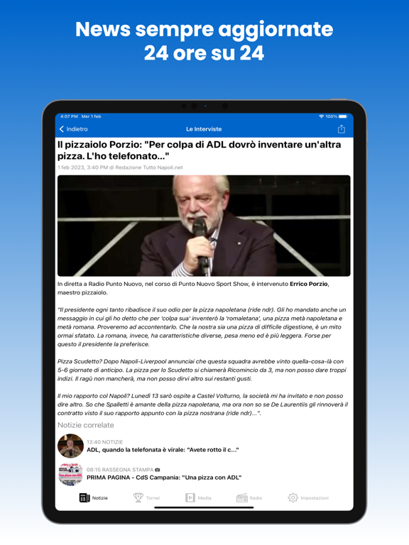 Screenshot #4 pour TuttoNapoli.net