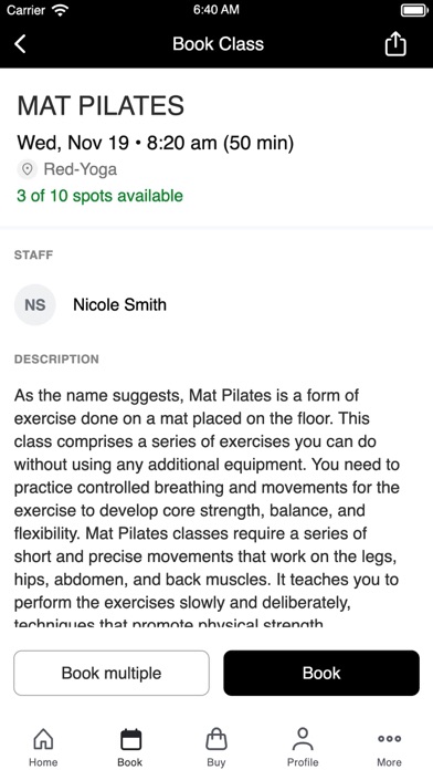 Red-Yoga iPhone screenshot 3 - Health & Fitness app