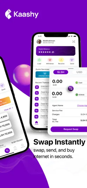 Kaashy: Wallet & Money Swap screenshot 2