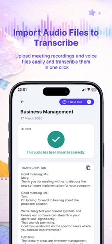 Voxcript : Audio to Text AI Screenshot 3 of 6