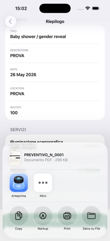 Custom Events Go screenshot