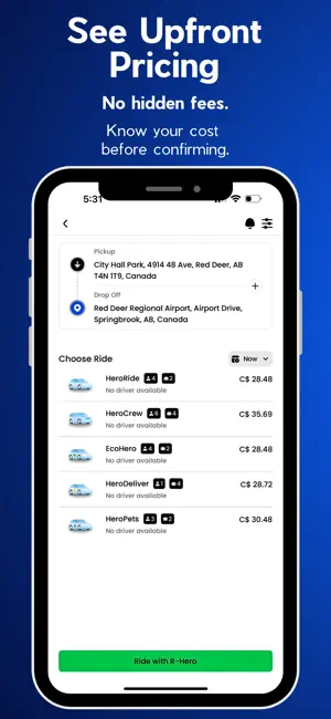R-Hero: Taxi & Rideshare screenshot 2