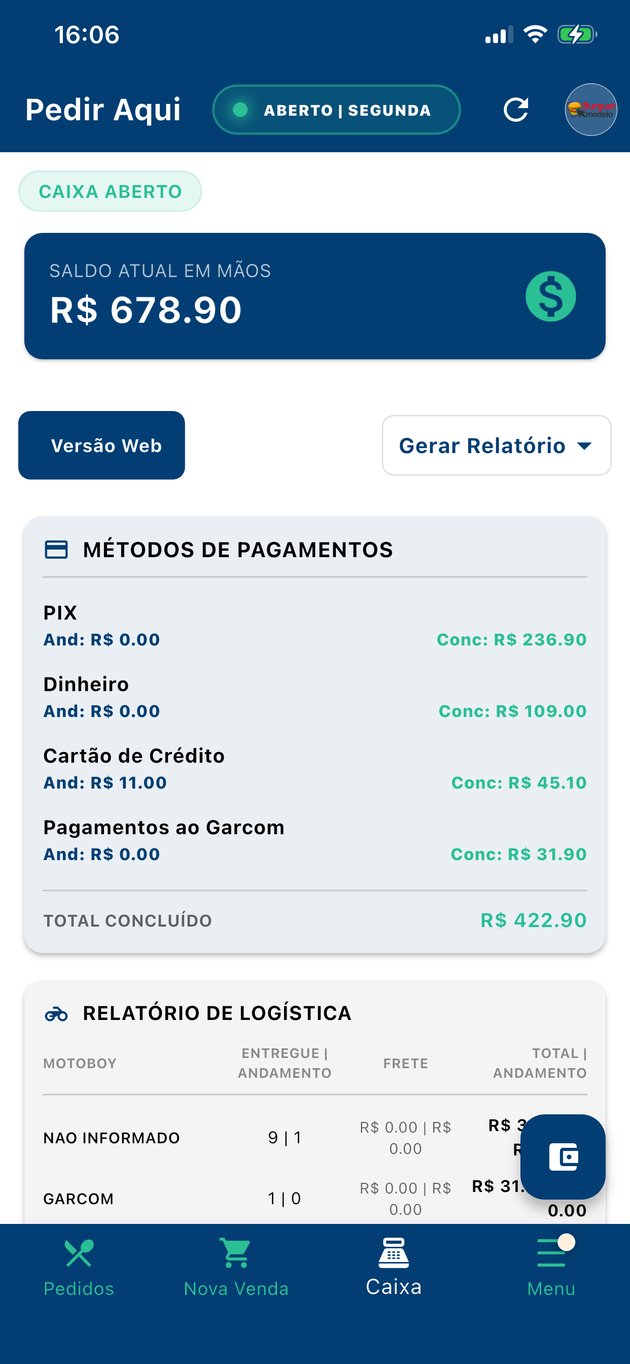 Pedir Aqui - Gestor screenshot 5