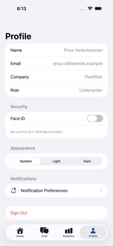 Fleetidy iPhone screenshot