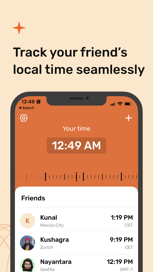 #2. World clock widget - Orbitime (iOS) 来自: Kaushik Murali