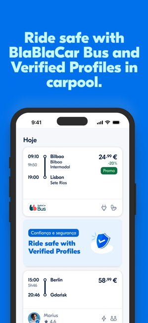 BlaBlaCar: Carpooling and Bus Screenshot
