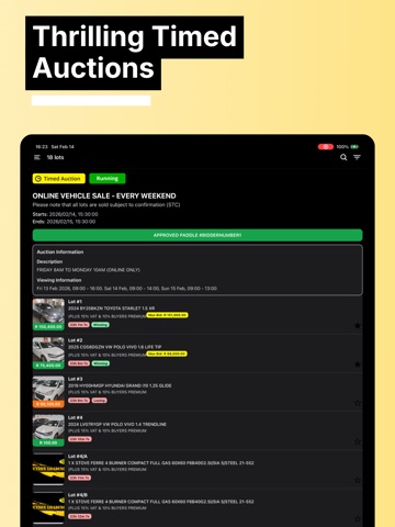 Auction Operation App iPad screenshot 4