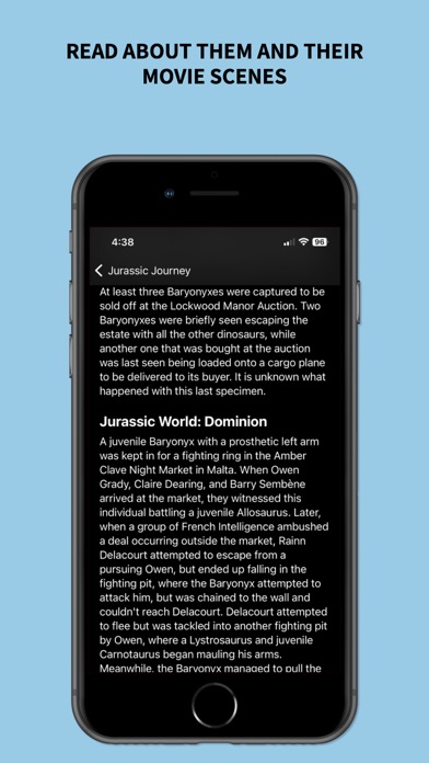 Jurassic Journey iPhone screenshot 3 - Entertainment app