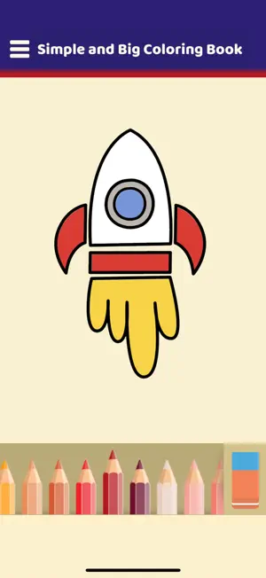 Simple and Big Coloring Book screenshot 3
