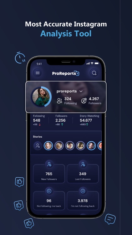 ProReports+ Unfollowers IG