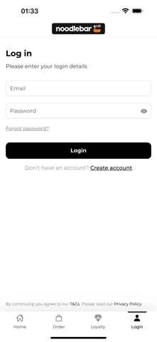 Noodlebar UK iPhone screenshot