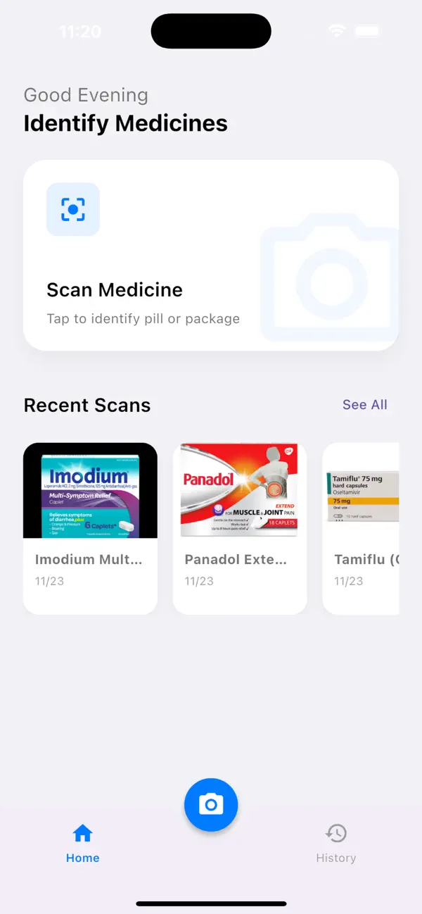 AI Medicine Identifier:Pill ID iOS app screenshot showing feature 4