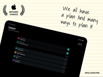Moleskine Planner iPad screenshot