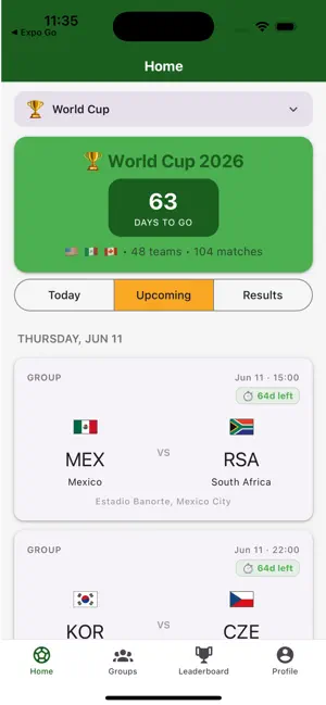 QuinielaCup screenshot 1